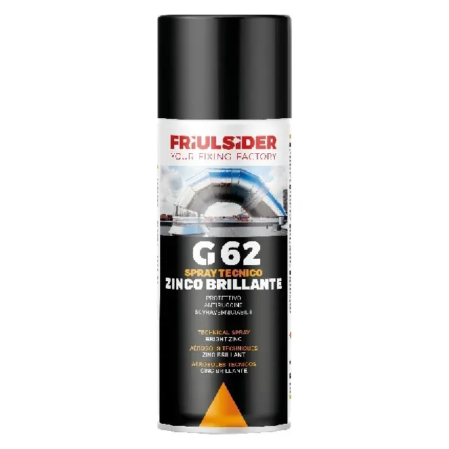 Tijdelijk Beschikbaar Spray tecnico protettivo zinco brillante G62 Friulsider Spray tecnico protettivo zinco brillante G62 Friulsider Echome