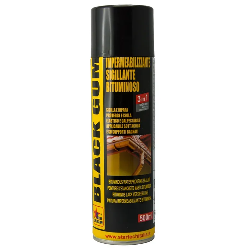 Gecertificeerd Spray guaina sigillante Black Gum Startech Spray guaina sigillante Black Gum Startech Echome
