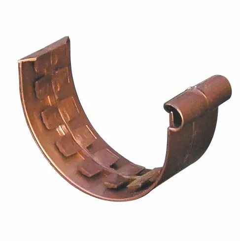 Giunto semplice da incollare per canale di gronda in PVC ramato First Giunto semplice da incollare per canale di gronda in PVC ramato First Echome Gecertificeerd