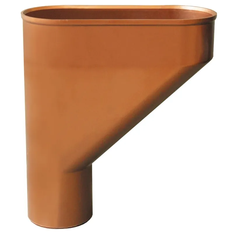 Convogliatore tubi pluviali per gronde in PVC Cupraelite ramato First Convogliatore tubi pluviali per gronde in PVC Cupraelite ramato First Echome Direct Verzonden