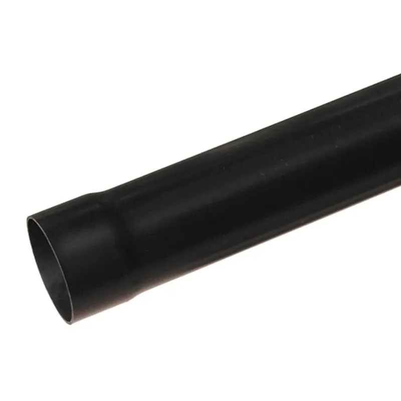 Gereduceerde Prijs Tubo pluviale e terminale per gronda in PVC Dauphin nero antiurto First Tubo pluviale e terminale per gronda in PVC Dauphin nero antiurto First Echome
