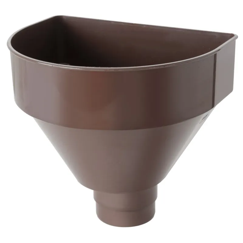 Must-Have Raccoglitore tondo per tubi pluviali in PVC marrone First Raccoglitore tondo per tubi pluviali in PVC marrone First Echome