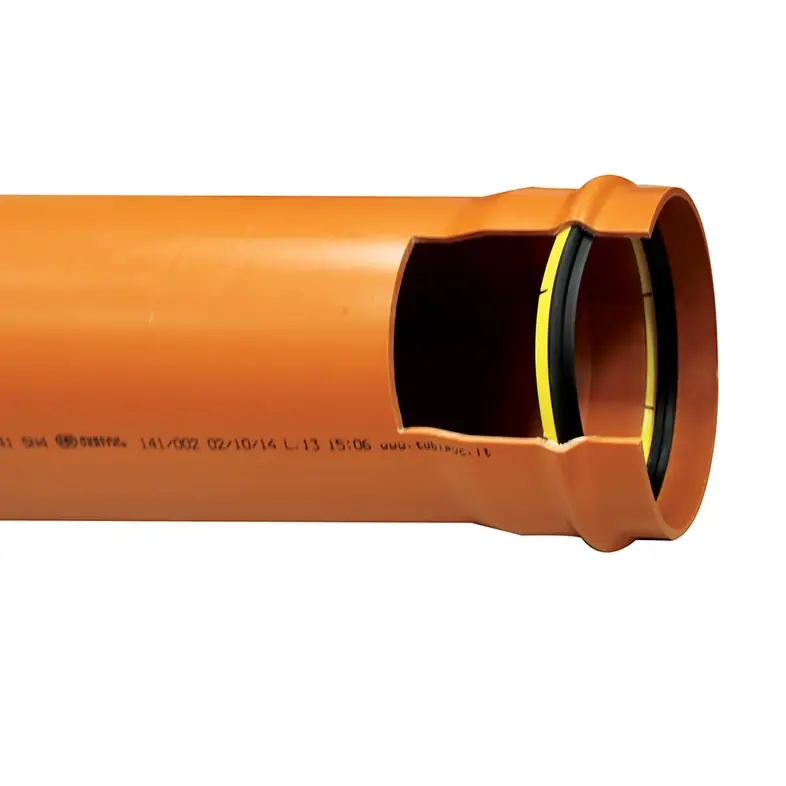 Must-Have Tubo in PVC per fognatura SN4 Sewer EVO Fitt Tubo in PVC per fognatura SN4 Sewer EVO Fitt Echome