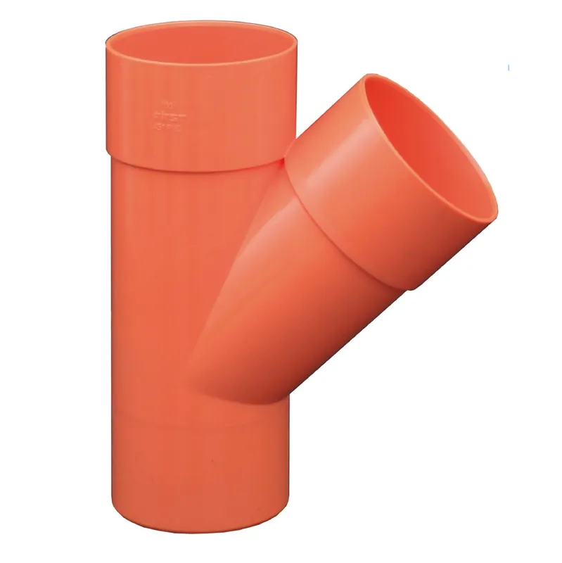 Actieprijs Derivazione 45° in PVC per edilizia arancio ad incollaggio First Derivazione 45° in PVC per edilizia arancio ad incollaggio First Echome