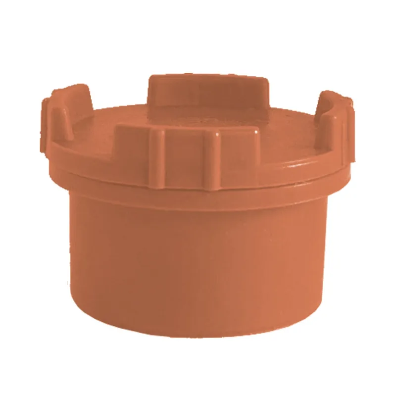 Weekendaanbieding Tappo di ispezione a vite in PVC per edilizia arancio First Tappo di ispezione a vite in PVC per edilizia arancio First Echome