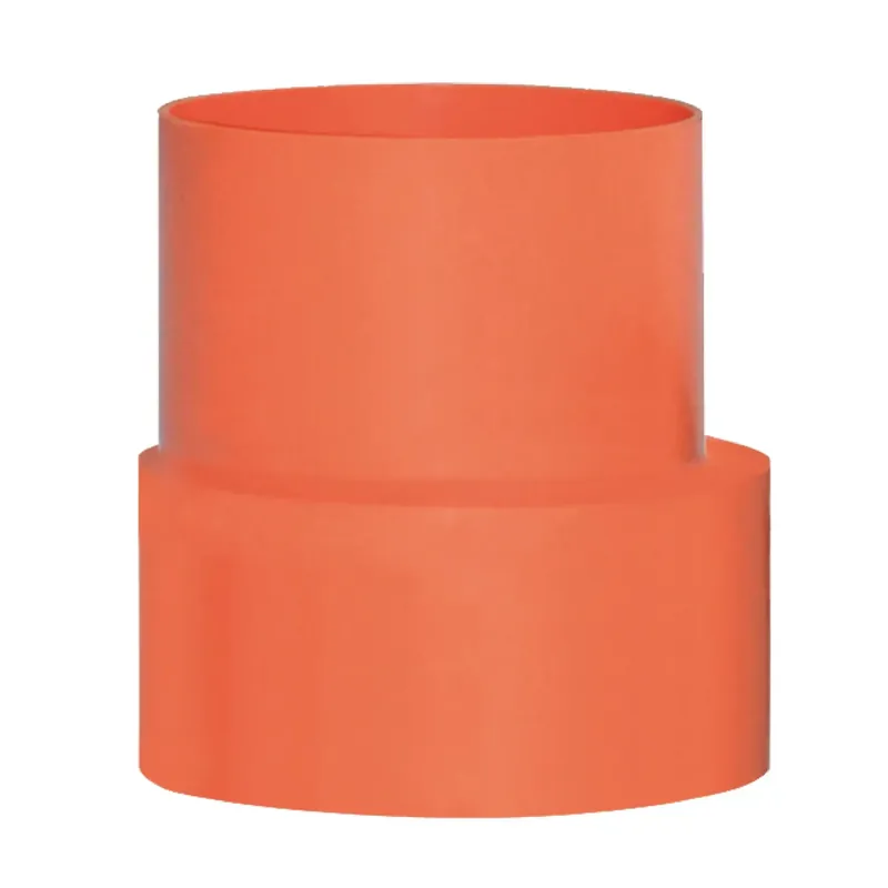 Superprijs Riduzione eccentrica in PVC per edilizia arancio First Riduzione eccentrica in PVC per edilizia arancio First Echome