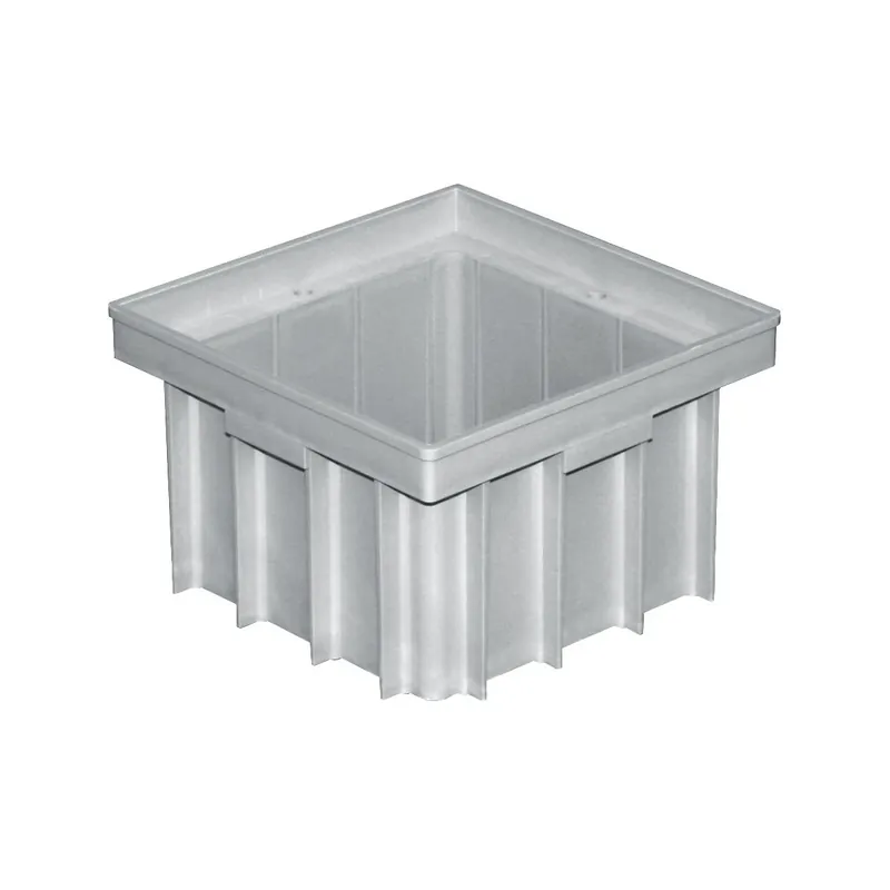 Lage Prijs Anello prolunga pozzetto senza griglia propilene Pikappa 200x200 mm