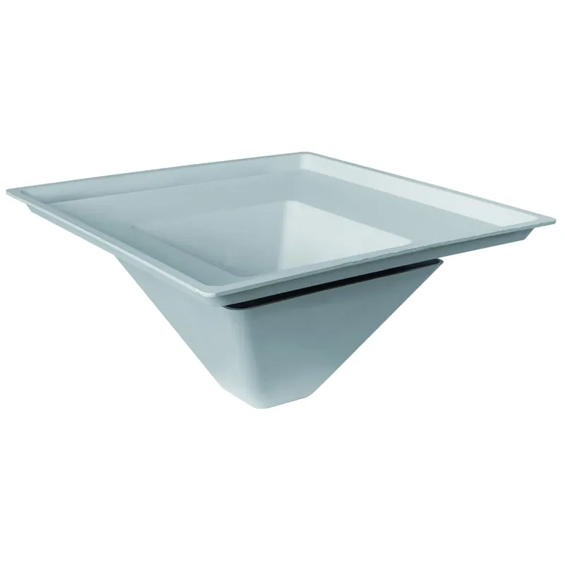 Laatste Versie Sifone campana pozzetto antiodore propilene Pikappa 250x250 mm