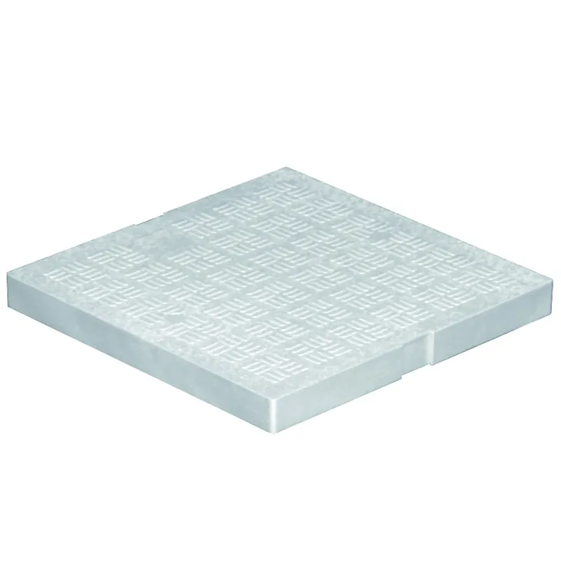 Coperchio carrabile grigio PVC per pozzetto First 200x200 mm Nu Kopen