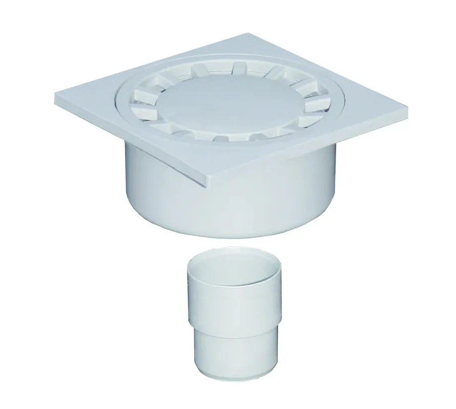 Chiusino sifonato bocchetta PVC First 150x150 mm Goedkoop