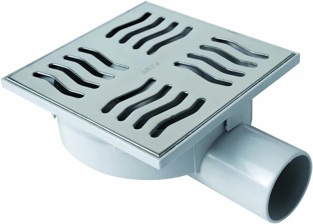 Chiusino sifonato griglia inox ABS First Chiusino sifonato griglia inox ABS First Echome Op = Op