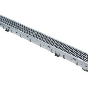 Uitverkoop Canale modulare di scolo acqua griglia zincata/polipropilene First 100x1000x100 mm