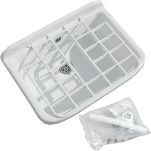Bestseller Lavello plastica bianco griglia First Lavello plastica bianco griglia First Echome