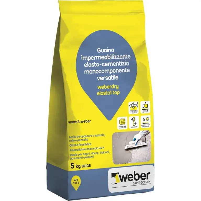 Guaina impermeabilizzante Weberdry Elasto1 Weber Guaina impermeabilizzante Weberdry Elasto1 Weber Echome Direct Verzonden