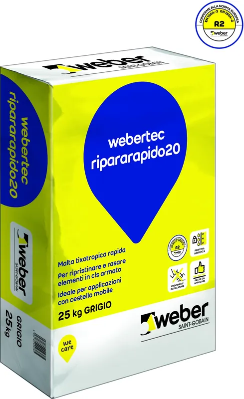 Exclusieve Aanbieding Malta presa rapida WeberTec Ripararapido20 Weber Malta presa rapida WeberTec Ripararapido20 Weber Echome