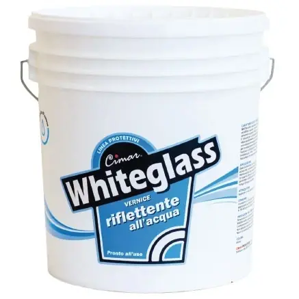 Vernice bianca protettiva riflettente Whiteglass Cimar Vernice bianca protettiva riflettente Whiteglass Cimar Echome Veilige Betaling