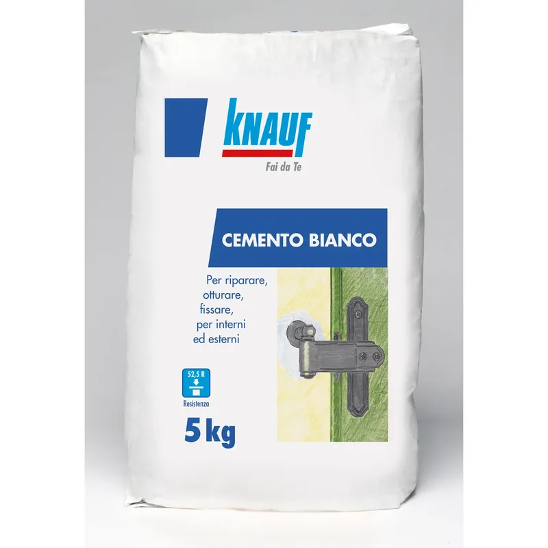 Finale Uitverkoop Cemento bianco brillante Knauf 1 kg