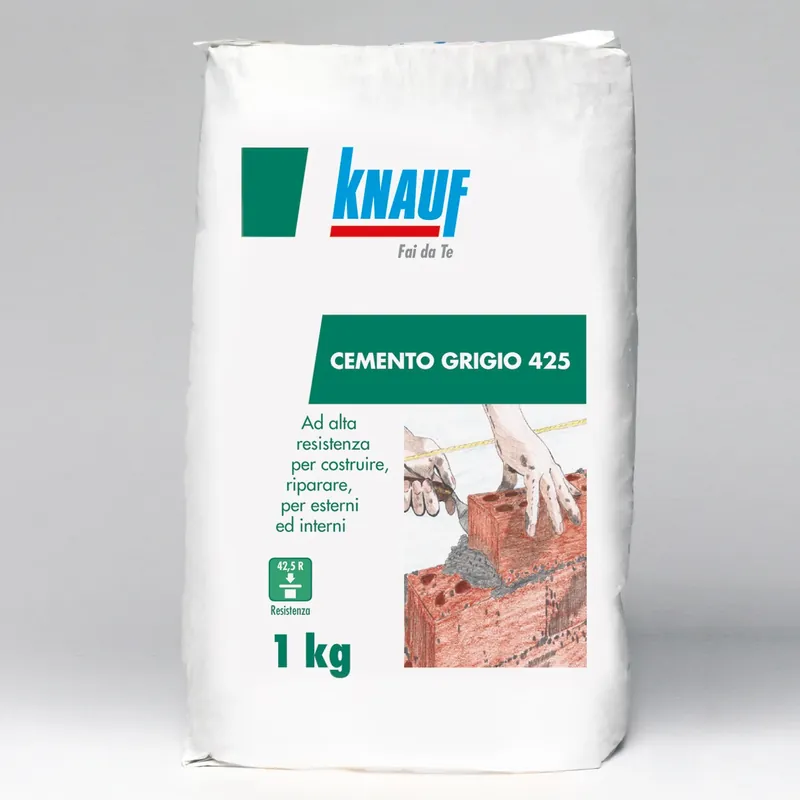 Cemento grigio resistente Knauf 1 kg Nieuw