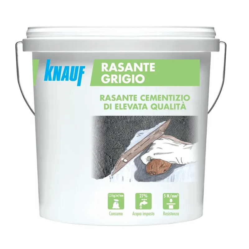 Rasante grigio superfici irregolari Knauf Rasante grigio superfici irregolari Knauf Echome Betaalbaar