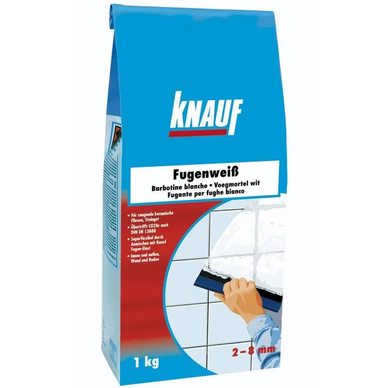 Express Levering Fugante bianco pareti pavimenti Fugengrau Knauf 1 kg
