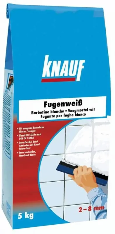 Exclusieve Aanbieding Fugante bianco pareti pavimenti Fugengrau Knauf 1 kg