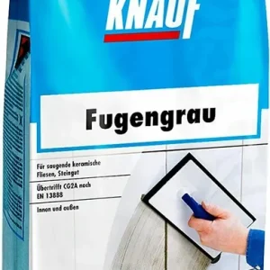 Fugante grigio pareti pavimenti Fugengrau Knauf 1 kg Populair