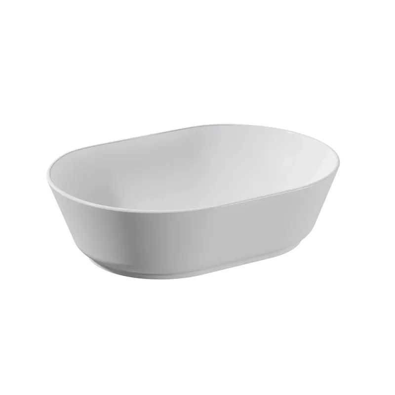 Catino bianco ovale Soft-Square Geo VitrA Catino bianco ovale Soft-Square Geo VitrA Echome Koop Vandaag