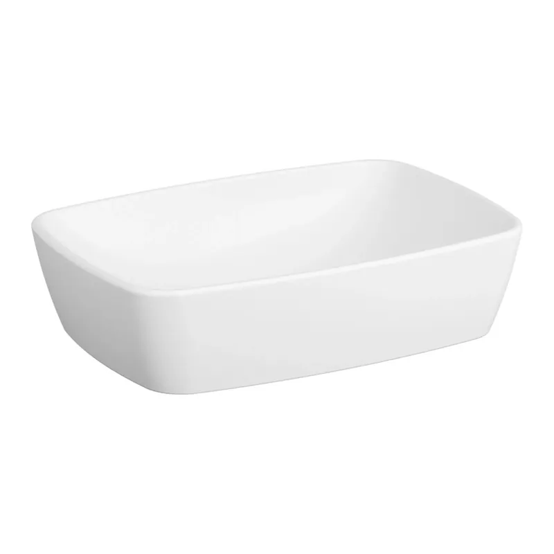 Catino bianco appoggio ceramica rettangolare Shift VitrA Catino bianco appoggio ceramica rettangolare Shift VitrA Echome Direct Beschikbaar