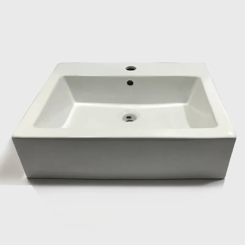 Merkproduct Lavabo bianco lucido appoggio ceramica Layla 460x460 mm