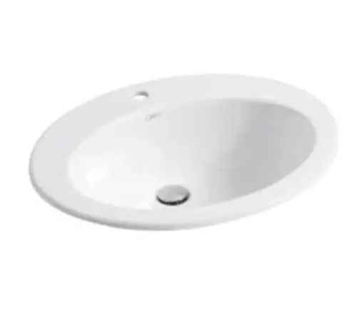 Lavabo incasso soprapiano monoforo ceramica 56x48 cm Civita Lavabo incasso soprapiano monoforo ceramica 56x48 cm Civita Echome Lage Prijs