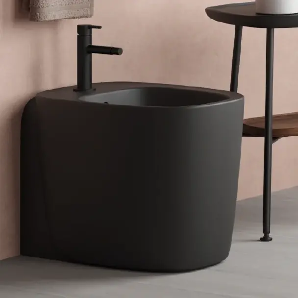 Fabrieksprijs Bidet nero opaco filo parete WC Plural VitrA Bidet nero opaco filo parete WC Plural VitrA Echome