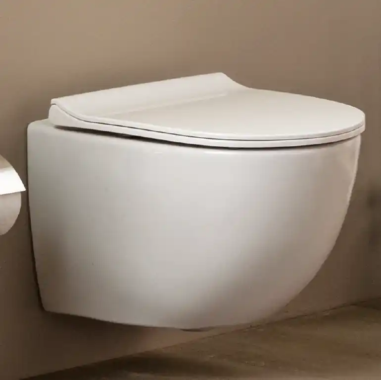 Direct Beschikbaar Vaso WC bianco opaco sospeso Rim-ex Sento VitrA Vaso WC bianco opaco sospeso Rim-ex Sento VitrA Echome