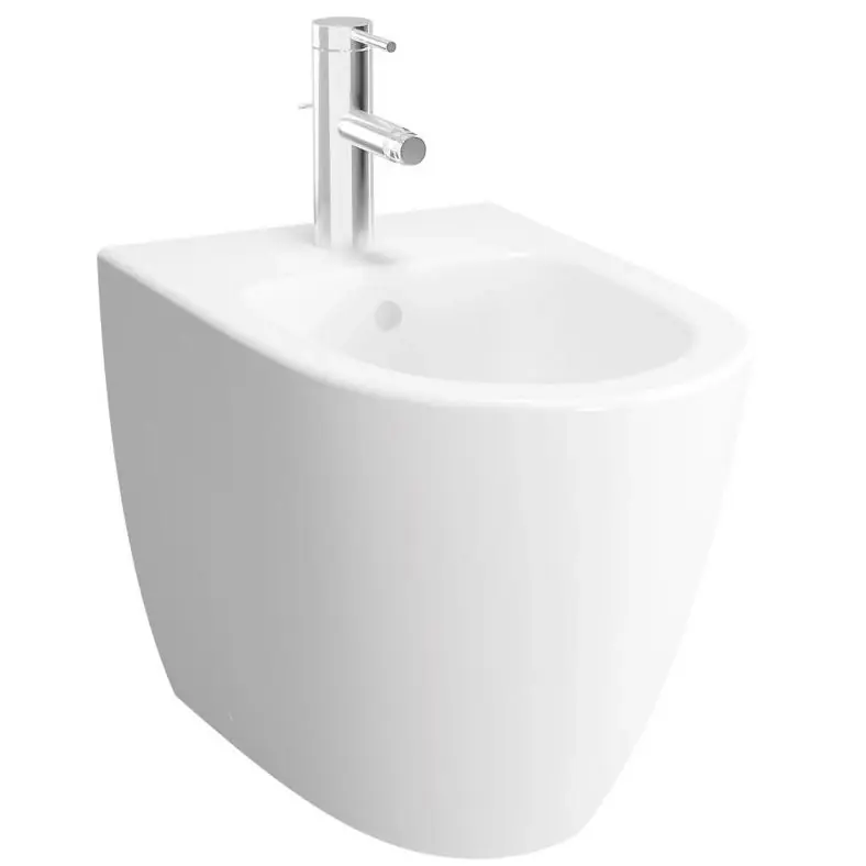 Bidet bianco opaco filo parete WC Sento VitrA Bidet bianco opaco filo parete WC Sento VitrA Echome Seizoensaanbieding