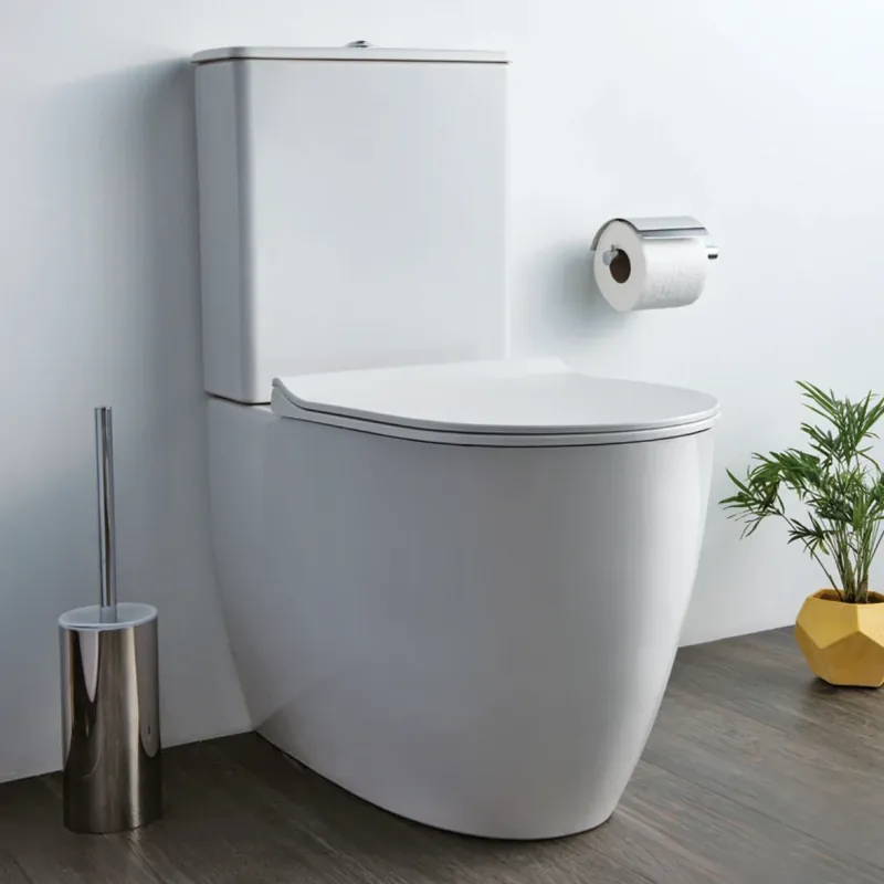 Aanbieding Vaso WC monoblocco bianco lucido filo parete Rim-ex Sento VitrA Vaso WC monoblocco bianco lucido filo parete Rim-ex Sento VitrA Echome