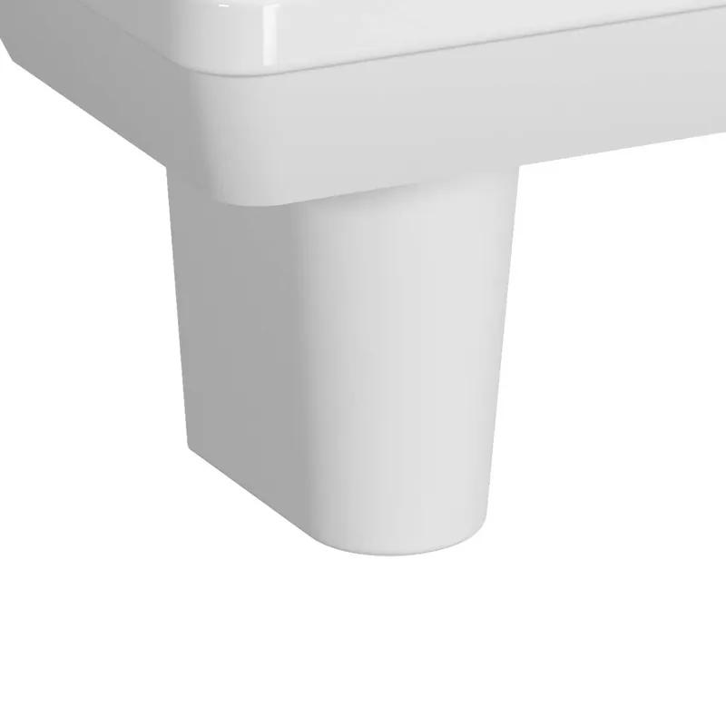 Exclusieve Aanbieding Semicolonna bianca lavabo S50 VitrA Semicolonna bianca lavabo S50 VitrA Echome