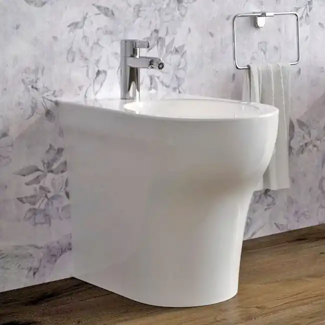 Direct Verzonden Bidet monoforo filo parete Pratica Azzurra Bidet monoforo filo parete Pratica Azzurra Echome