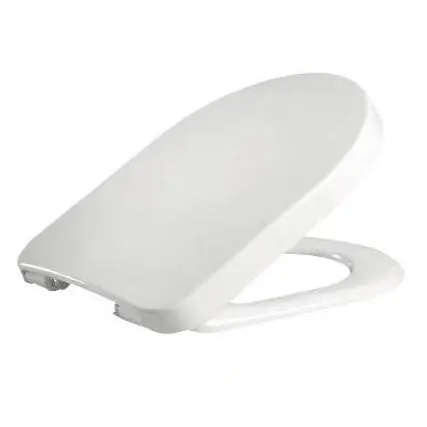 Sedile bianco termoindurente soft close Clear Olympia Sedile bianco termoindurente soft close Clear Olympia Echome Direct Beschikbaar
