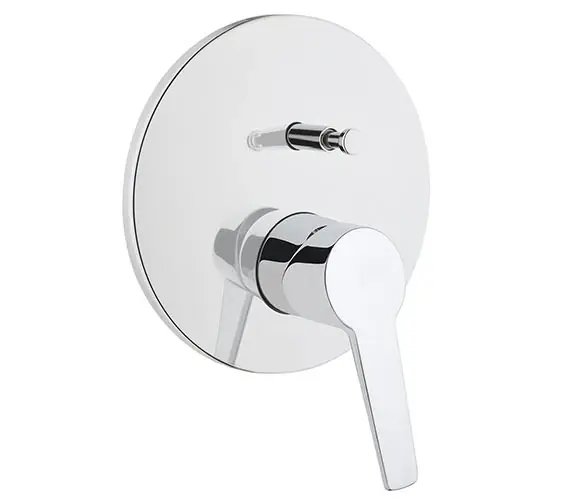 Piastra miscelatore doccia cromato ad incasso con deviatore Solid S VitrA Piastra miscelatore doccia cromato ad incasso con deviatore Solid S VitrA Echome Betaalbaar