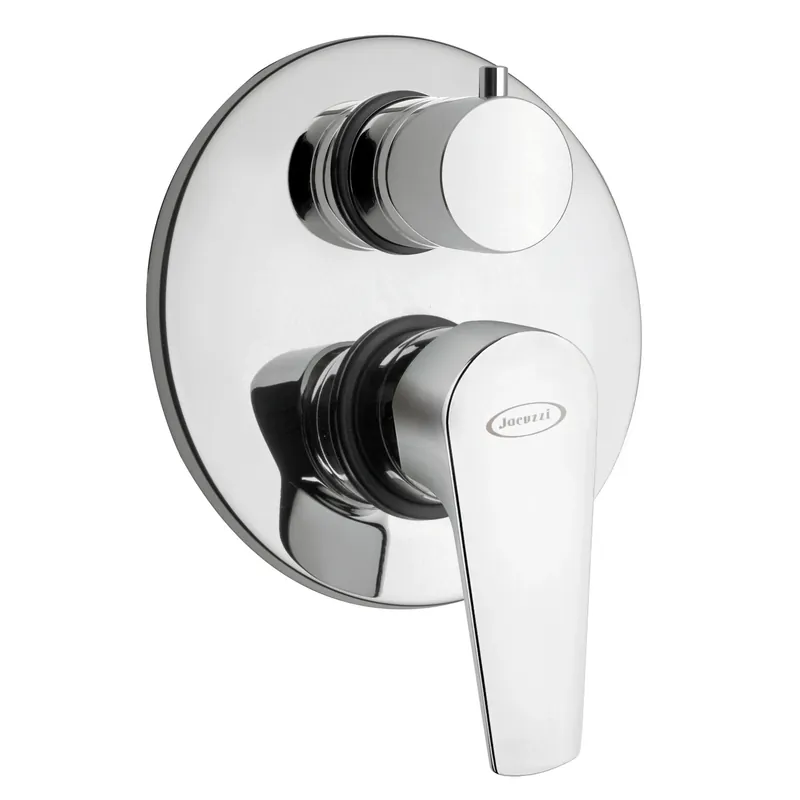 Actieprijs Miscelatore doccia cromato ad incasso con deviatore Flora Jacuzzi Miscelatore doccia cromato ad incasso con deviatore Flora Jacuzzi Echome