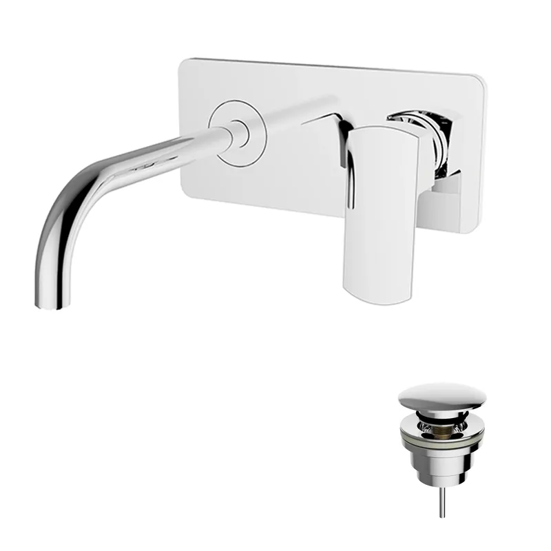 Bestseller Miscelatore lavabo cromo con piletta Edge Teorema Miscelatore lavabo cromo con piletta Edge Teorema Echome