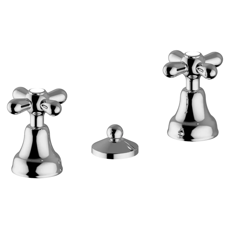 Rechtstreeks Van De Fabrikant Batteria bidet cromo 3 fori senza canna Daisy Teorema Batteria bidet cromo 3 fori senza canna Daisy Teorema Echome