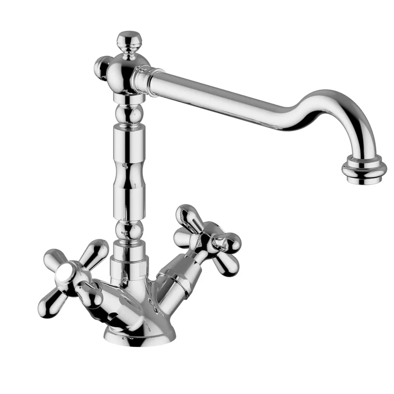Rubinetto monoforo cromo per lavabo old Daisy Teorema Rubinetto monoforo cromo per lavabo old Daisy Teorema Echome Voordeelprijs