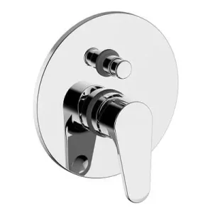 Miscelatore doccia cromato ad incasso con deviatore T-Gold Teorema Miscelatore doccia cromato ad incasso con deviatore T-Gold Teorema Echome Koopje