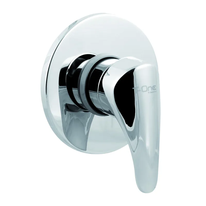 Nieuw Miscelatore doccia cromato ad incasso T-One Teorema Miscelatore doccia cromato ad incasso T-One Teorema Echome