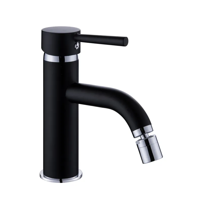 Goedkoop Miscelatore bidet monocomando nero opaco Desy Miscelatore bidet monocomando nero opaco Desy Echome