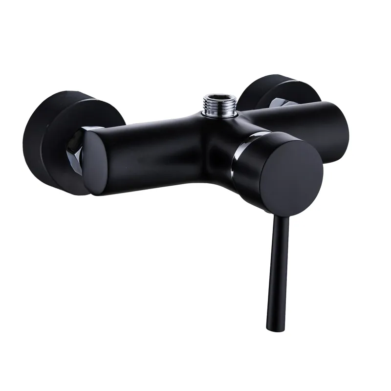 Miscelatore doccia monocomando nero opaco esterno Desy Miscelatore doccia monocomando nero opaco esterno Desy Echome Nu Kopen