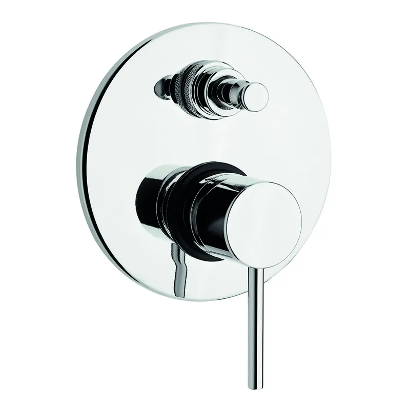 Miscelatore doccia monocomando cromato ad incasso con deviatore Cilindra Miscelatore doccia monocomando cromato ad incasso con deviatore Cilindra Echome Nu Kopen
