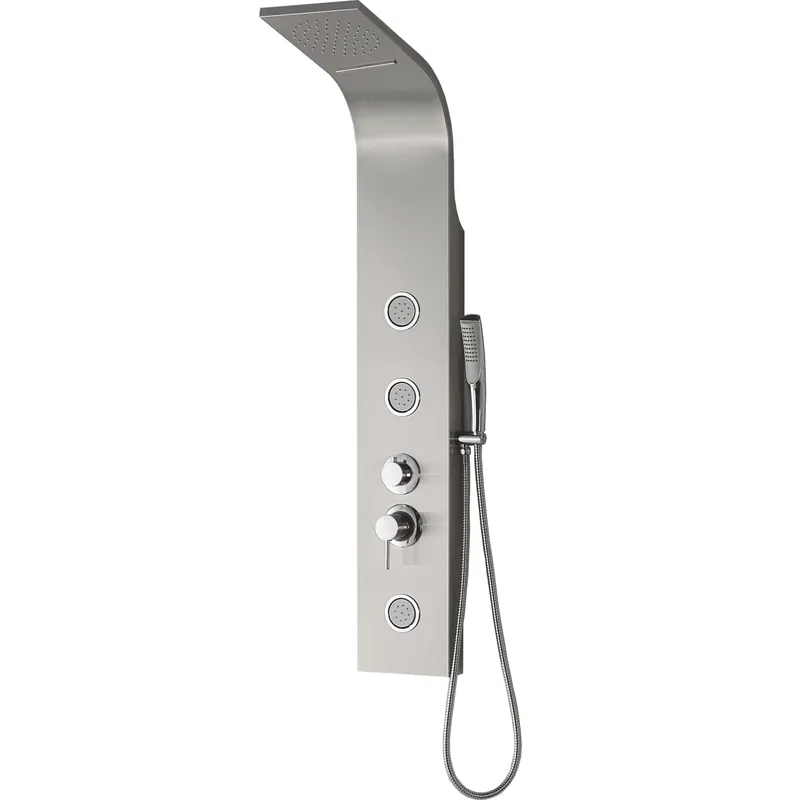 Colonna Hydro inox attrezzata a cascata Minny Morini Colonna Hydro inox attrezzata a cascata Minny Morini Echome Nieuw