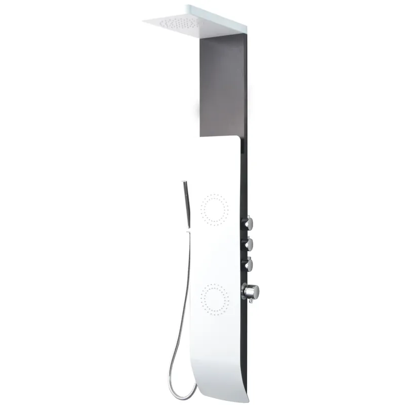 Meest Verkocht Colonna Hydro attrezzata in alluminio bianco e nero Beta Morini Colonna Hydro attrezzata in alluminio bianco e nero Beta Morini Echome