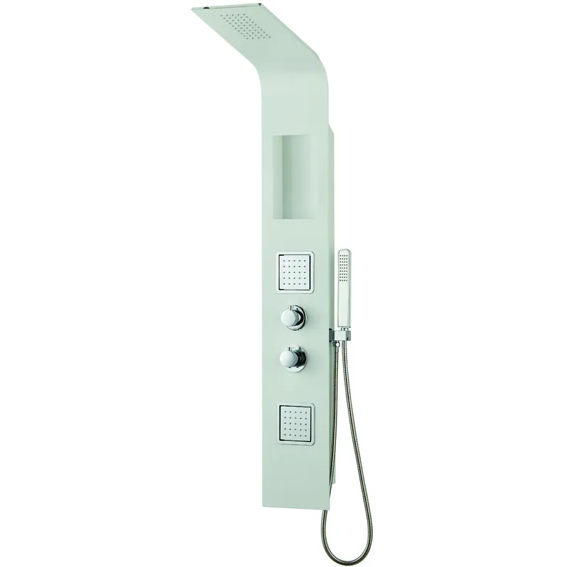 Must-Have Colonna Hydro attrezzata bianca in alluminio Botero Morini Colonna Hydro attrezzata bianca in alluminio Botero Morini Echome